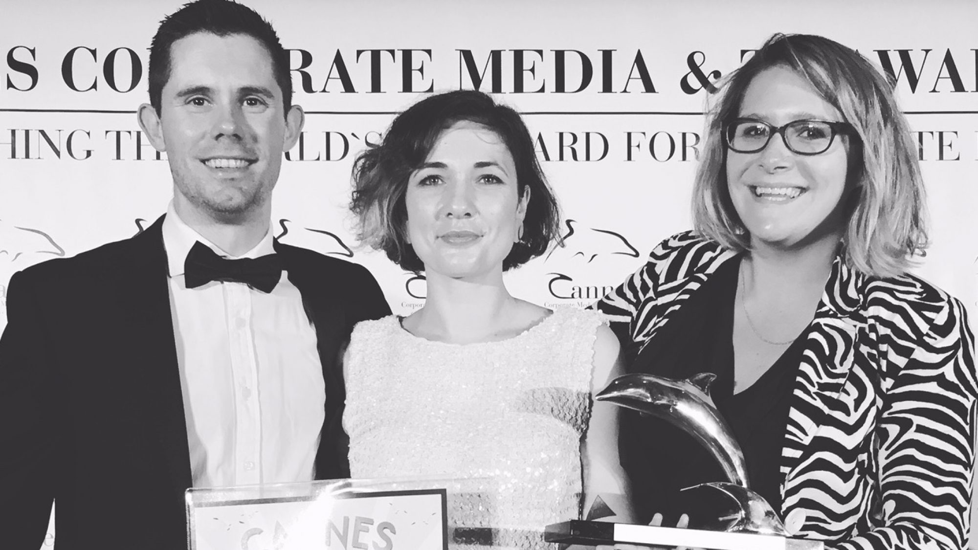 Louisa Wells, Lexi Powner and Ryan Wilkins at Cannes 2016